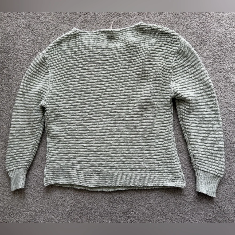 Free People Menace Solid Tunic Sweater Oversized Slouchy Mint Green Size Medium
